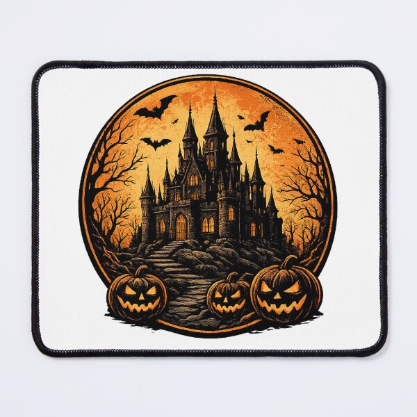 Item preview, Castle Halloween Moon Pumpkin designed and sold by afr-saad.