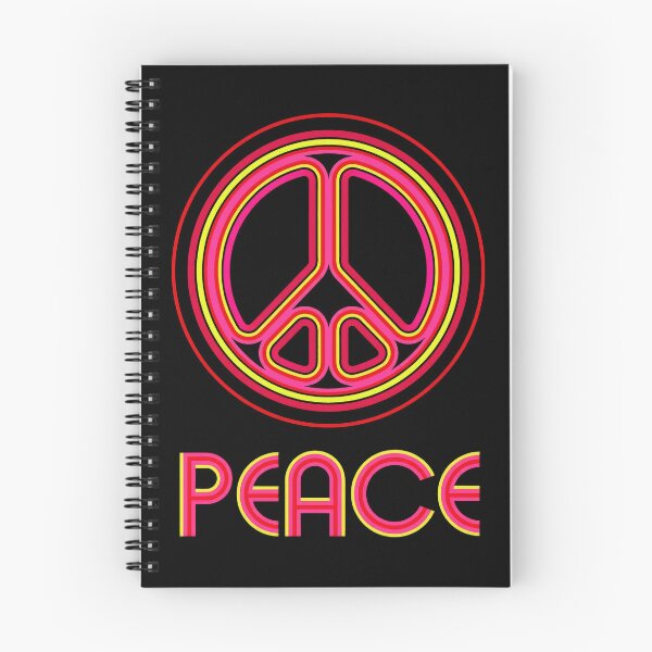 Item preview, Retro Psychedelic Peace Sign Linear Graphic designed and sold by Terry Bain.