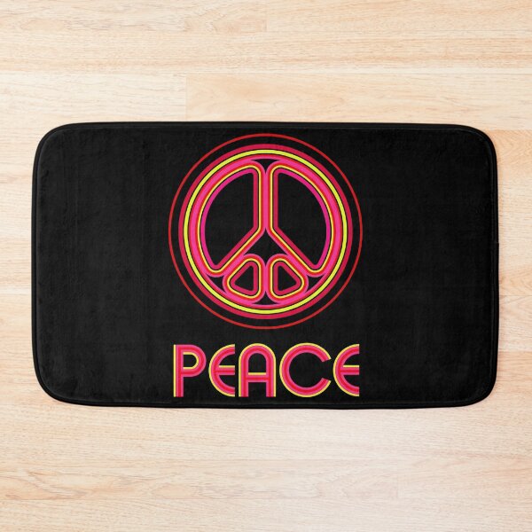 Item preview, Retro Psychedelic Peace Sign Linear Graphic designed and sold by Terry Bain.
