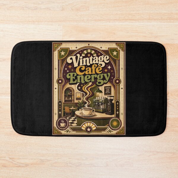 Item preview, Vintage Coffee Energy Retro Coffee Shop Poster  designed and sold by Sketchlegacy.