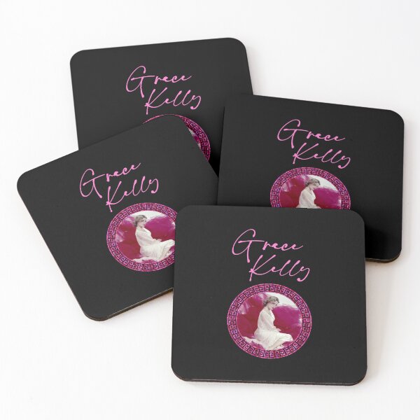 Item preview, Grace Kelly in Pink (on Black) designed and sold by PawsitiveMum3.