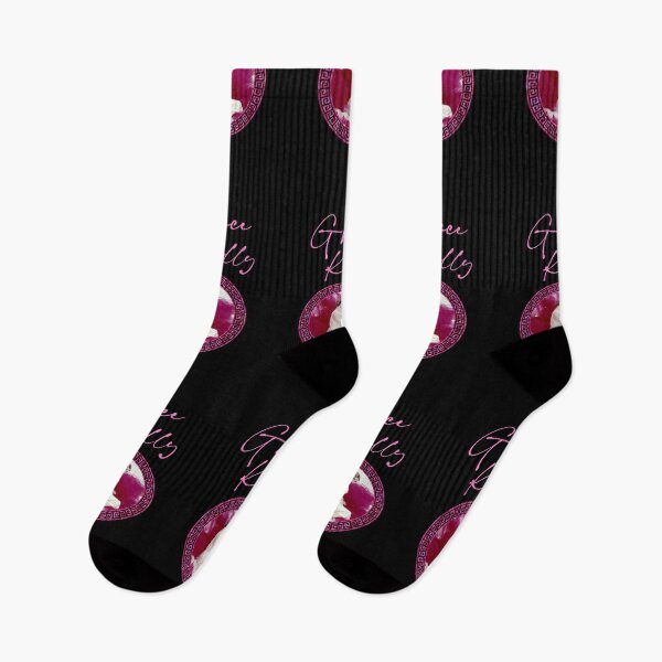 Item preview, Grace Kelly in Pink (on Black) designed and sold by PawsitiveMum3.