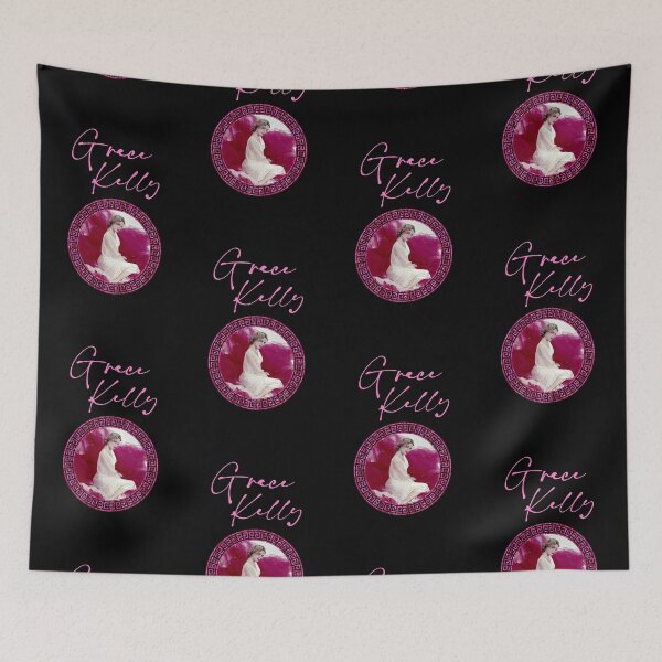 Item preview, Grace Kelly in Pink (on Black) designed and sold by PawsitiveMum3.
