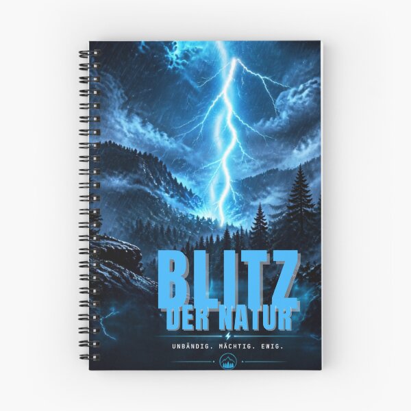 Item preview, Nature Lightning Fantasy – Neon Blue Thunder Forest | Electric Nature Art designed and sold by DervoTeck2767.