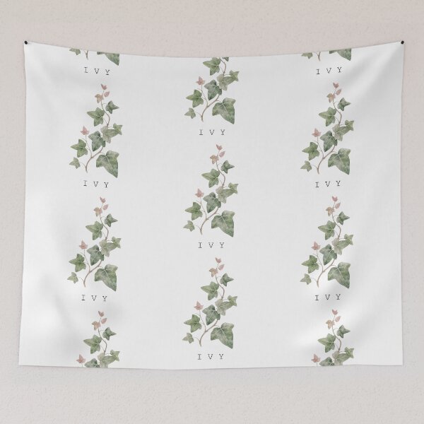 Item preview, Female Names Plants Elegant Watercolor Ivy Art designed and sold by FernLiz.