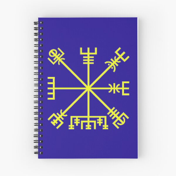 Item preview, Vegvísir Icelandic Wayfinder Symbol - Yellow designed and sold by shorethings.