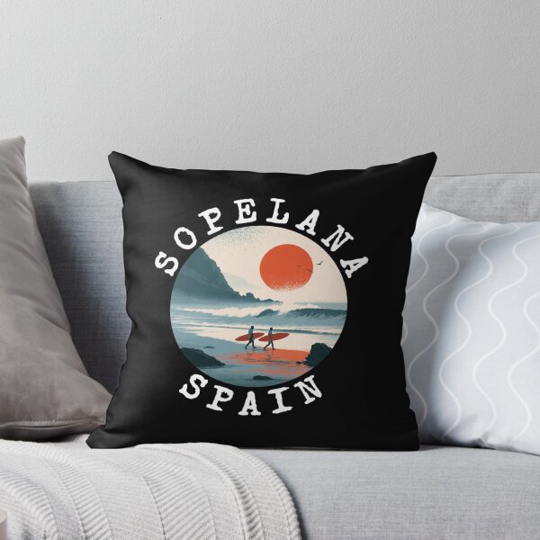 Item preview, Sopelana - Spain (with White Lettering) designed and sold by VelvetRoom.