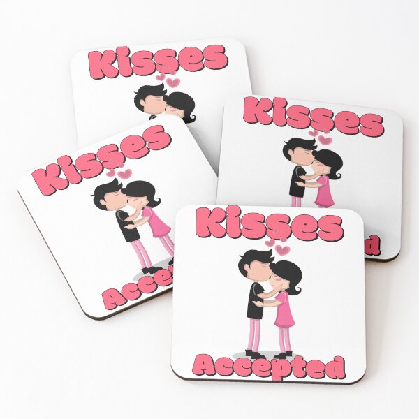 Item preview, Kisses Accepted National Girlfriend Day designed and sold by SquatchPrintsCo.