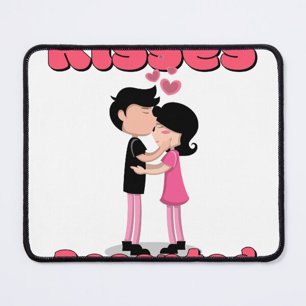 Item preview, Kisses Accepted National Girlfriend Day designed and sold by SquatchPrintsCo.