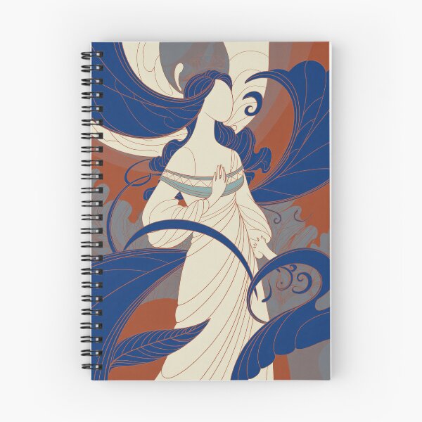 Item preview, Art Deco Woman in Blue designed and sold by Rob-Son.