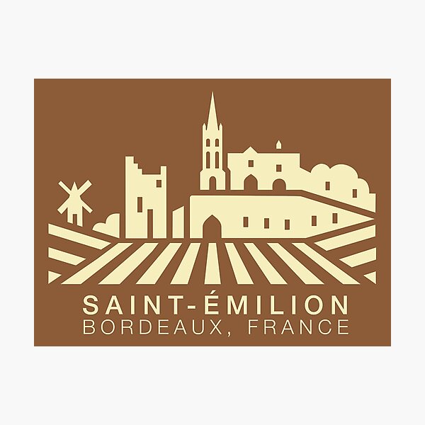 Item preview, Saint-Émilion Logo designed and sold by travelwitheric.