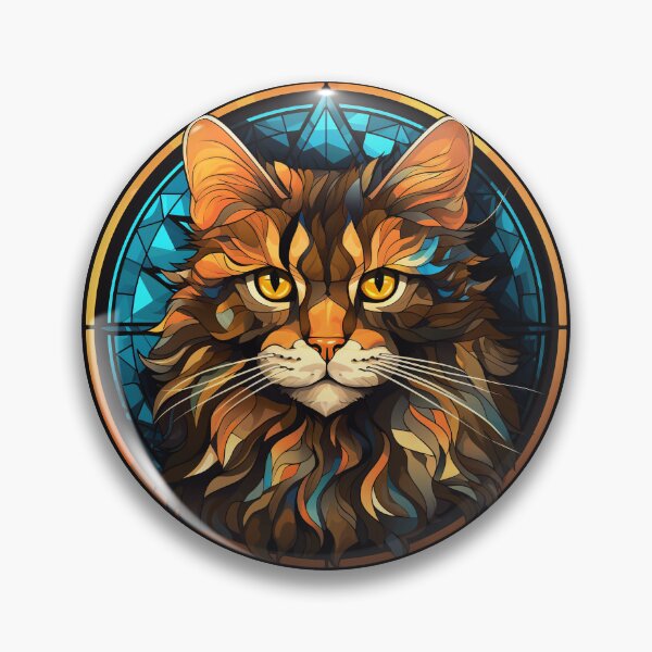Item preview, Laperm Cat Stained Glass Leadlight Artistic Design Boys Girls designed and sold by rafaeltto.