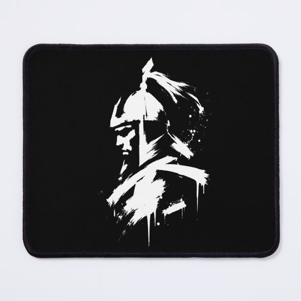 Item preview, Minimalist Spartan Warrior Brush Stroke Art designed and sold by Mystic & Celestial Art.