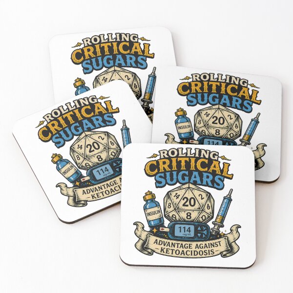 Item preview, Rolling Critical Sugars: Advantage Against Ketoacidosis designed and sold by BlindPete.