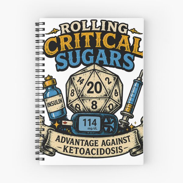 Item preview, Rolling Critical Sugars: Advantage Against Ketoacidosis designed and sold by BlindPete.