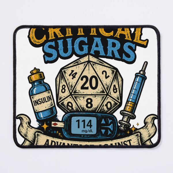 Item preview, Rolling Critical Sugars: Advantage Against Ketoacidosis designed and sold by BlindPete.