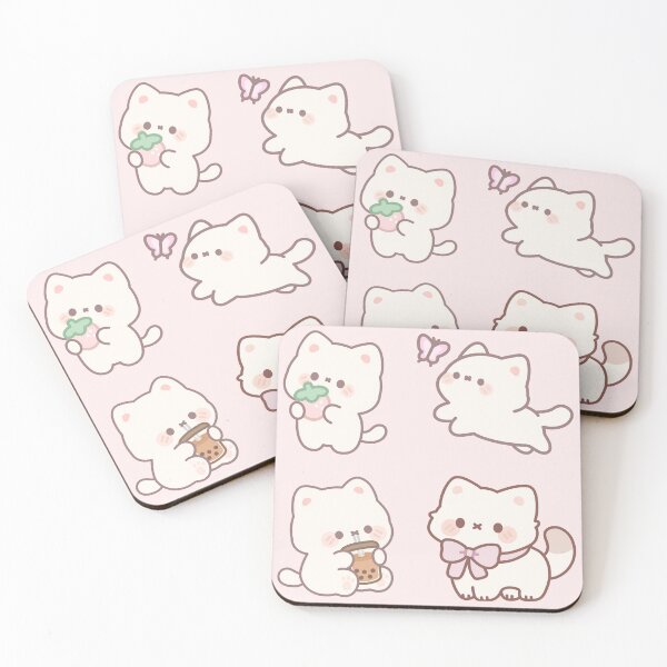 Item preview, Cozy Kitty Cute Cat Soft Pastel Cozy kitten pink Vibe Aesthetic designed and sold by Art IN Pack.