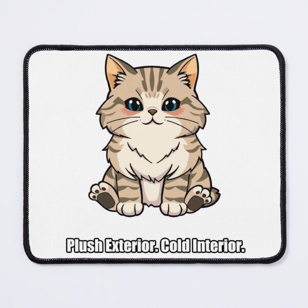 Item preview, British Shorthair - Plush Exterior Cold Interior - Funny Cat Gift designed and sold by pawdrops.