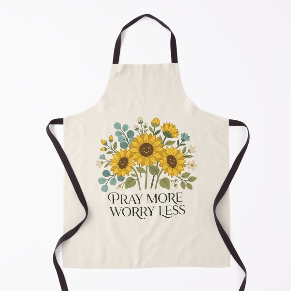 Item preview, Pray More Worry Less Sunflower Christian | Faith Women's designed and sold by stylishdzign.