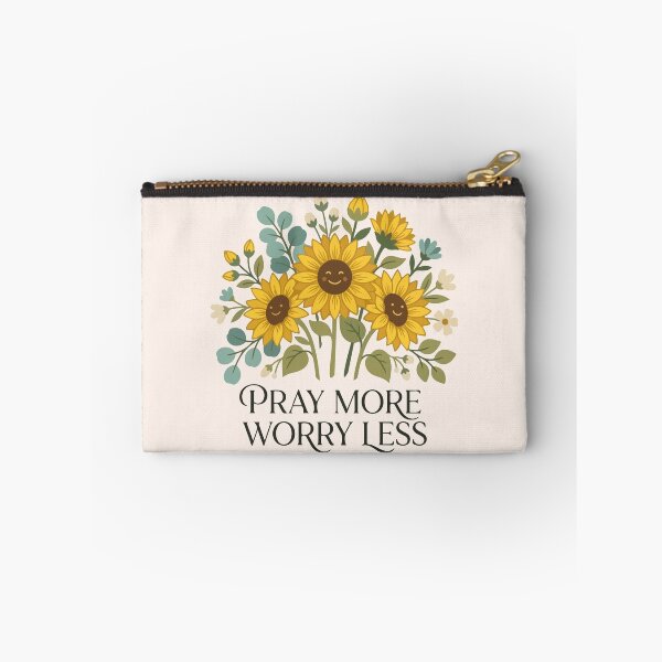 Item preview, Pray More Worry Less Sunflower Christian | Faith Women's  designed and sold by stylishdzign.