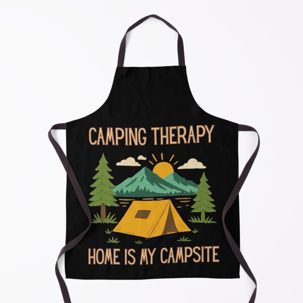 Item preview, Camping Therapy - Home Is My Campsite designed and sold by WildArtStudioPL.