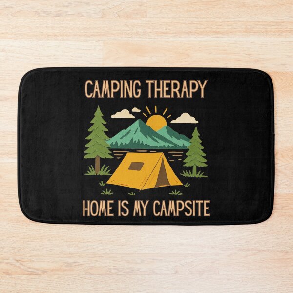 Item preview, Camping Therapy - Home Is My Campsite designed and sold by WildArtStudioPL.