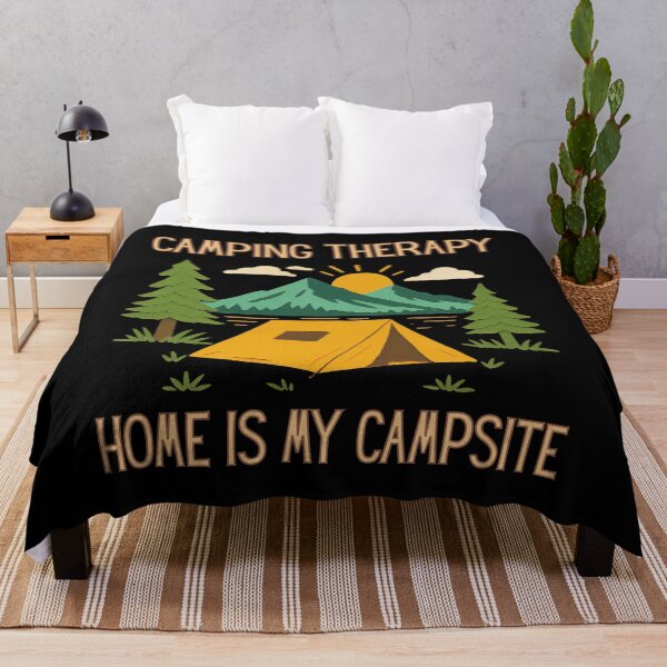 Item preview, Camping Therapy - Home Is My Campsite designed and sold by WildArtStudioPL.