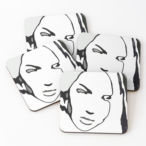 Item preview, Minimalist Bold Vector Portrait - Modern Abstract Line Art designed and sold by StudioDestruct.