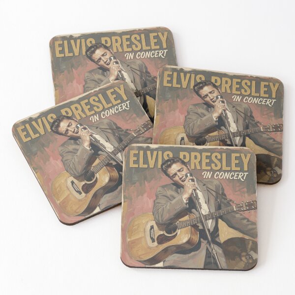 Item preview, Elvis Presley - Live in Jacksonville 1956 Vintage Concert Poster designed and sold by ElvisVintagePosters.