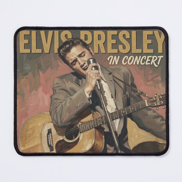 Item preview, Elvis Presley - Live in Jacksonville 1956 Vintage Concert Poster designed and sold by ElvisVintagePosters.