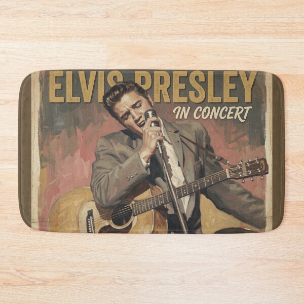 Item preview, Elvis Presley - Live in Jacksonville 1956 Vintage Concert Poster designed and sold by ElvisVintagePosters.