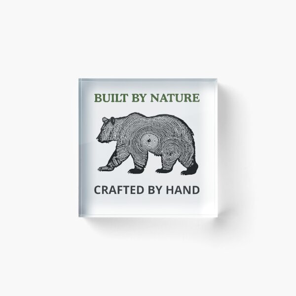 Item preview, Built by Nature Crafted by Hand designed and sold by LeSoniPapaPrint.