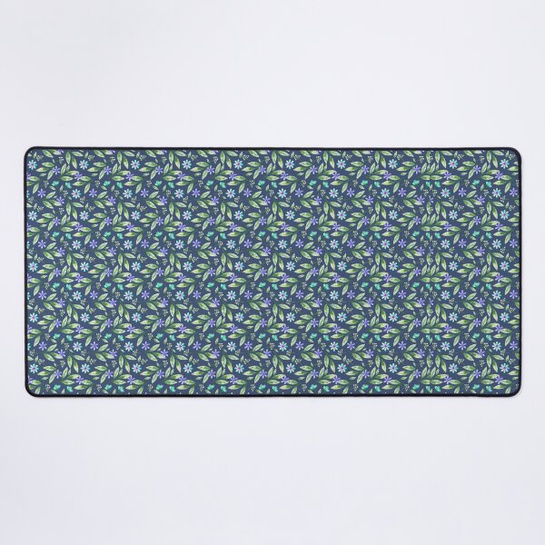 Item preview, Green Leaves and Purple Wildflowers Seamless Pattern designed and sold by 555Design.