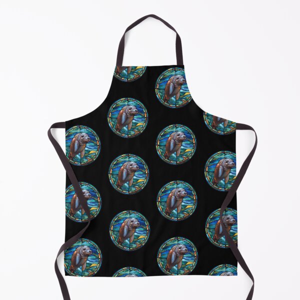 Item preview, Manatee Stained Glass Leadlight Artistic Design Boys Girls designed and sold by rafaeltto.