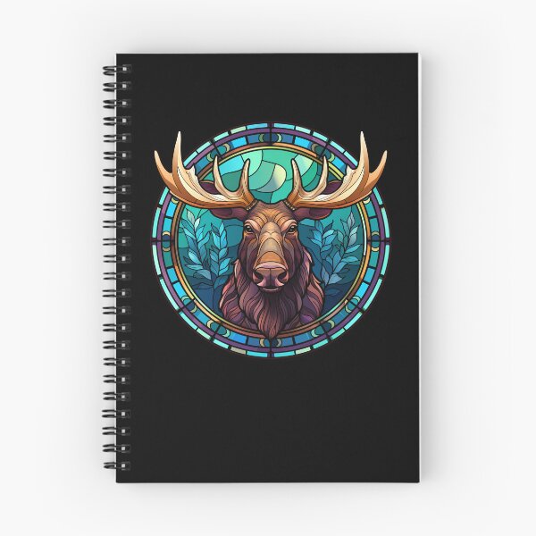 Item preview, Moose Stained Glass Leadlight Artistic Design Boys Girls designed and sold by rafaeltto.