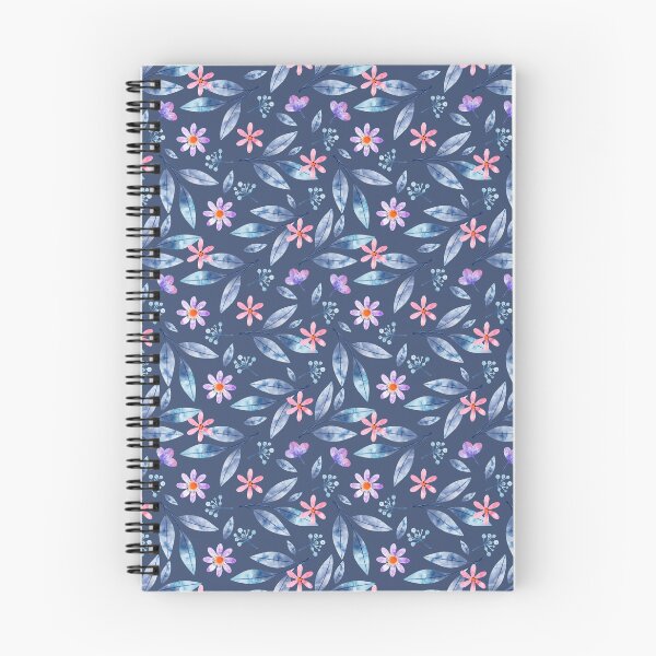 Item preview, Blue Botanical Leaves and Wildflowers Seamless Pattern designed and sold by 555Design.