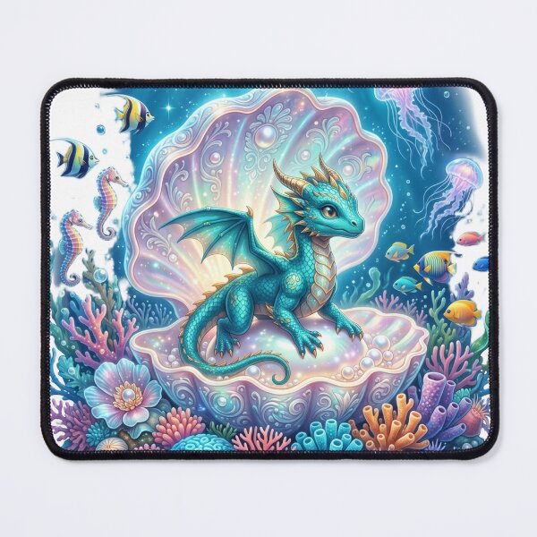 Item preview, Baby dragon emerging from pearl designed and sold by kidoramagic.