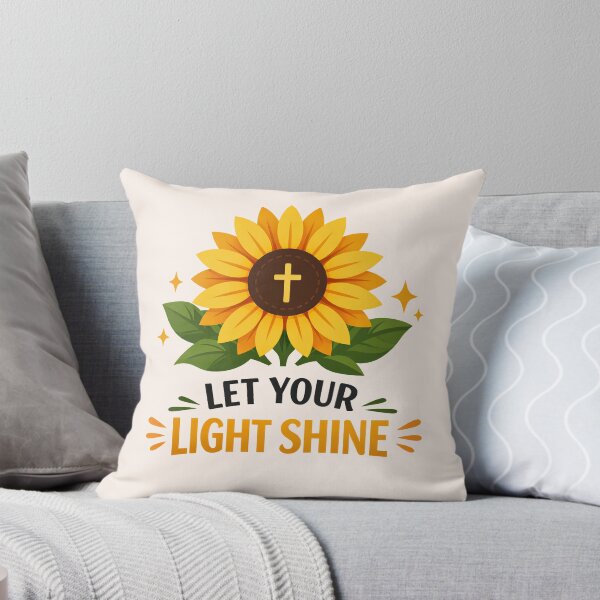 Item preview, Let Your Light Shine Christian | Sunflower Faith  designed and sold by stylishdzign.