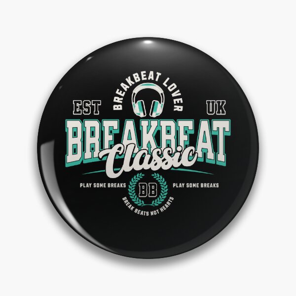 Item preview, BREAKBEAT - Breaks Collegiate (White)  designed and sold by Discothreadz.
