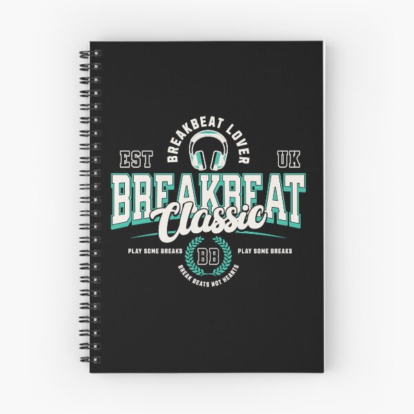 Item preview, BREAKBEAT - Breaks Collegiate (White)  designed and sold by Discothreadz.