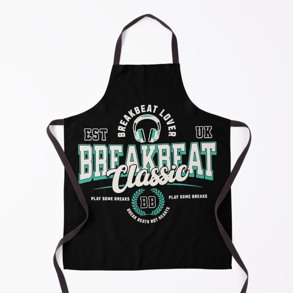 Item preview, BREAKBEAT - Breaks Collegiate (White) designed and sold by Discothreadz.