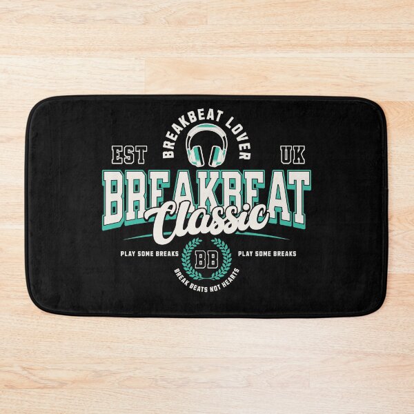 Item preview, BREAKBEAT - Breaks Collegiate (White)  designed and sold by Discothreadz.