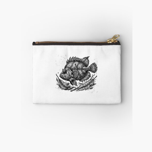 Item preview, Vintage Woodcut Leaffish Illustration designed and sold by DuckOddity.