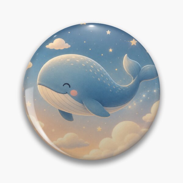 Item preview, Dreamy Flying Whale – Little Sky Explorer designed and sold by SummitTrails.