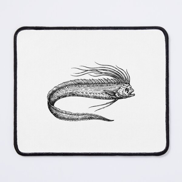 Item preview, Vintage Woodcut Ribbonfish Illustration designed and sold by DuckOddity.