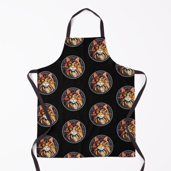 Item preview, Norwegian Forest Cat Stained Glass Leadlight Artistic Design Boys Girls designed and sold by rafaeltto.