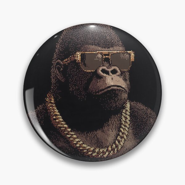 Item preview, Pixel Gangster Gorilla  designed and sold by ClubVacay.