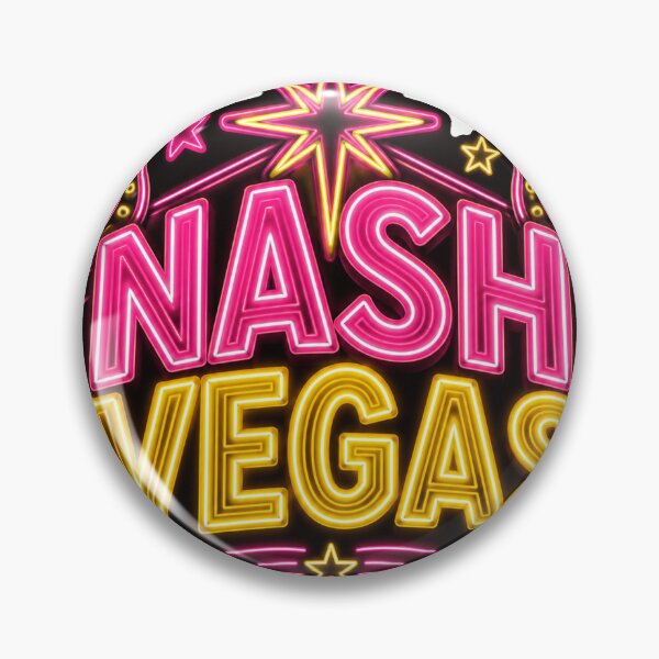 Item preview, Nash Vegas Nashville Bachelorette Party Sticker designed and sold by RedRubyBubble.
