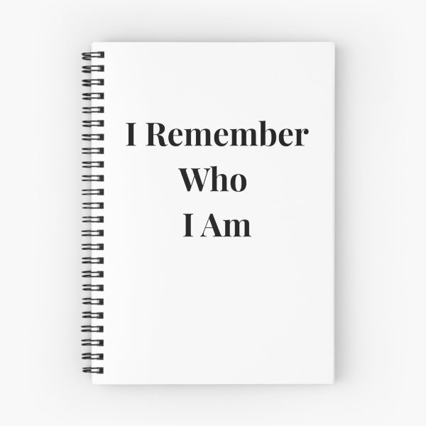 Item preview, I Remember Who I Am-Bold minimalist statement  designed and sold by CodeLilith.
