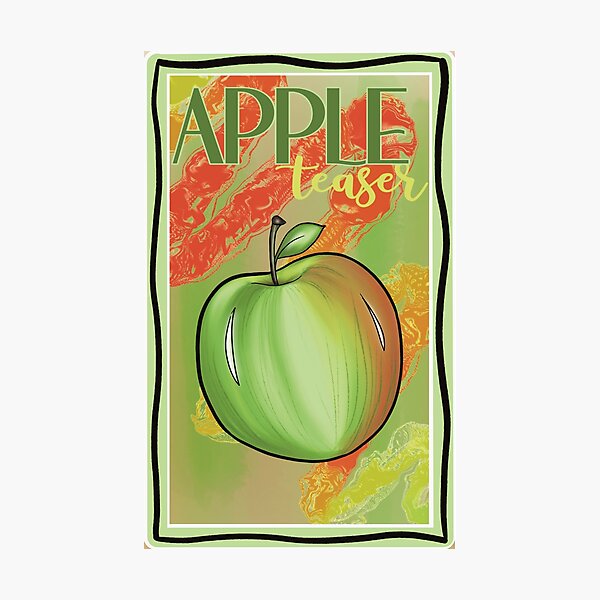Item preview, Apple Teaser Print designed and sold by mcmosesart.